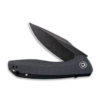 Купить Складной нож CIVIVI Baklash 9Cr18MoV Steel Black Stonewashed Handle G10 Black арт. C801H
